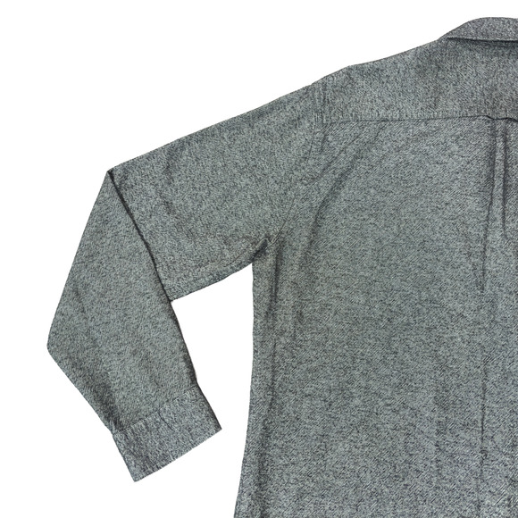 Carbon 2 Cobalt Black Denim Long Sleeve Button Up Shirt Jacket Men's Size Medium - Picture 14 of 15